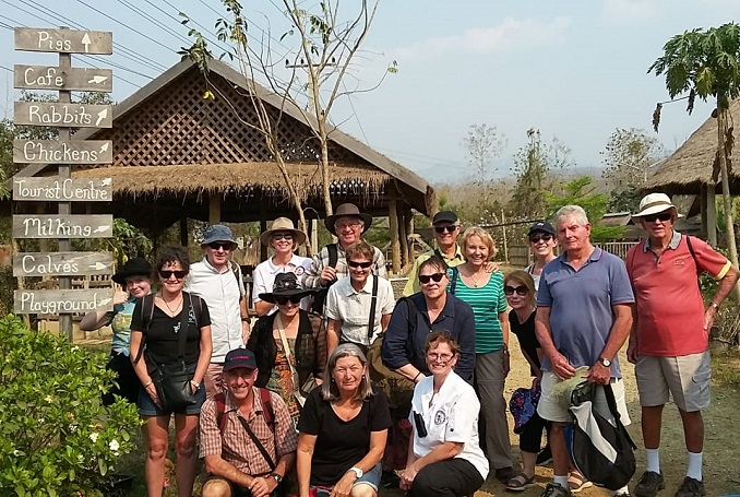 Full day Laos Buffalo Dairy Farm and Kuang si fall tour